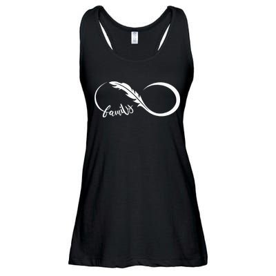 Family Native American Indigenous People Dreamcatcher Ladies Essential Flowy Tank