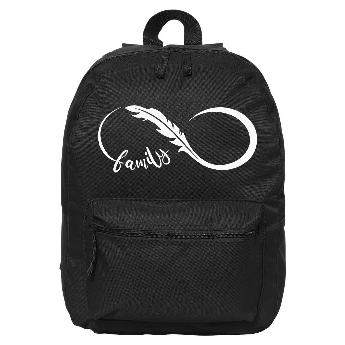 Family Native American Indigenous People Dreamcatcher 16 in Basic Backpack