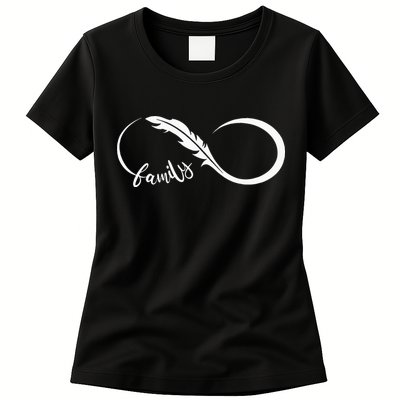 Family Native American Indigenous People Dreamcatcher Womens T-Shirt