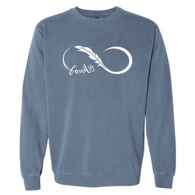 Family Native American Indigenous People Dreamcatcher Garment-Dyed Sweatshirt