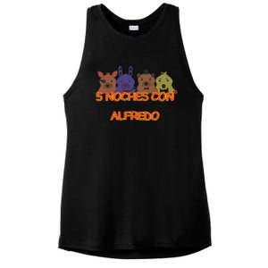 Five Nights At Freddy’S 5 Noches Con Alfredo Ladies PosiCharge Tri-Blend Wicking Tank