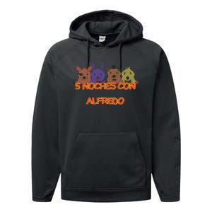 Five Nights At Freddy’S 5 Noches Con Alfredo Performance Fleece Hoodie