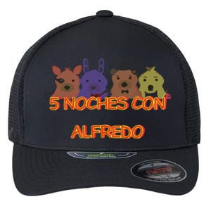 Five Nights At Freddy’S 5 Noches Con Alfredo Flexfit Unipanel Trucker Cap