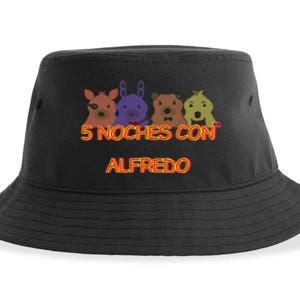 Five Nights At Freddy’S 5 Noches Con Alfredo Sustainable Bucket Hat