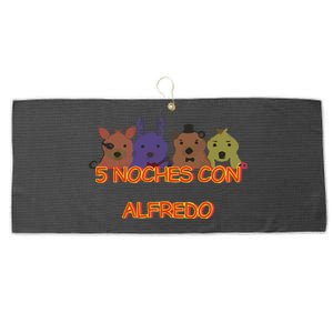 Five Nights At Freddy’S 5 Noches Con Alfredo Large Microfiber Waffle Golf Towel