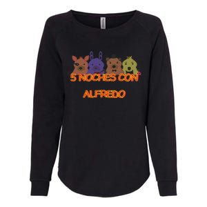 Five Nights At Freddy’S 5 Noches Con Alfredo Womens California Wash Sweatshirt