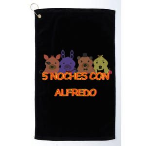 Five Nights At Freddy’S 5 Noches Con Alfredo Platinum Collection Golf Towel