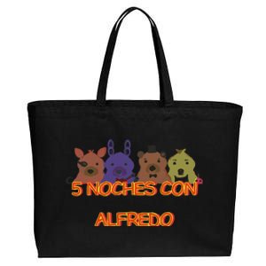 Five Nights At Freddy’S 5 Noches Con Alfredo Cotton Canvas Jumbo Tote