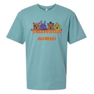 Five Nights At Freddy’S 5 Noches Con Alfredo Sueded Cloud Jersey T-Shirt