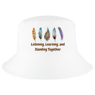 Feathers Native American Unity Day Orange Indigenous Cool Comfort Performance Bucket Hat