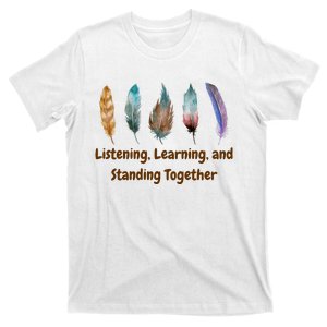 Feathers Native American Unity Day Orange Indigenous T-Shirt