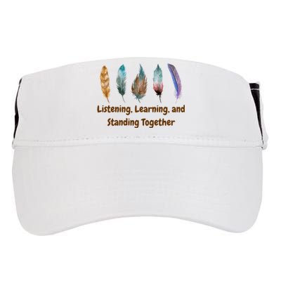 Feathers Native American Unity Day Orange Indigenous Adult Drive Performance Visor