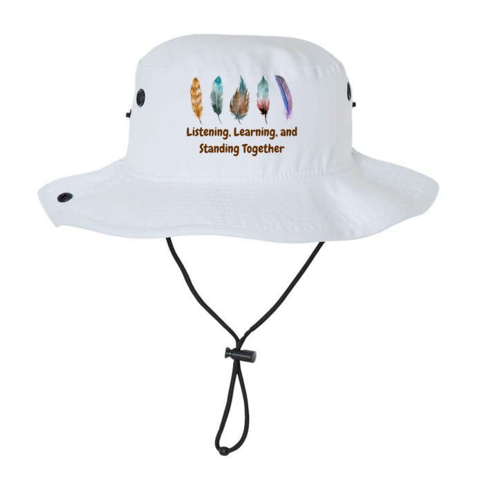 Feathers Native American Unity Day Orange Indigenous Legacy Cool Fit Booney Bucket Hat