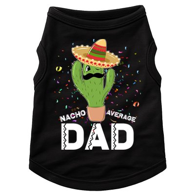 Funny Nacho Average Dad Doggie Tank