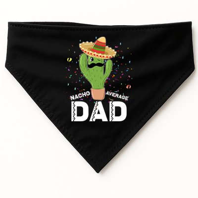 Funny Nacho Average Dad USA-Made Doggie Bandana