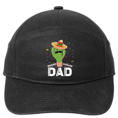 Funny Nacho Average Dad 7-Panel Snapback Hat