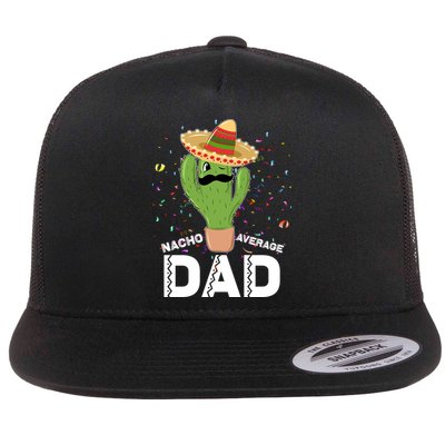 Funny Nacho Average Dad Flatbill Hat