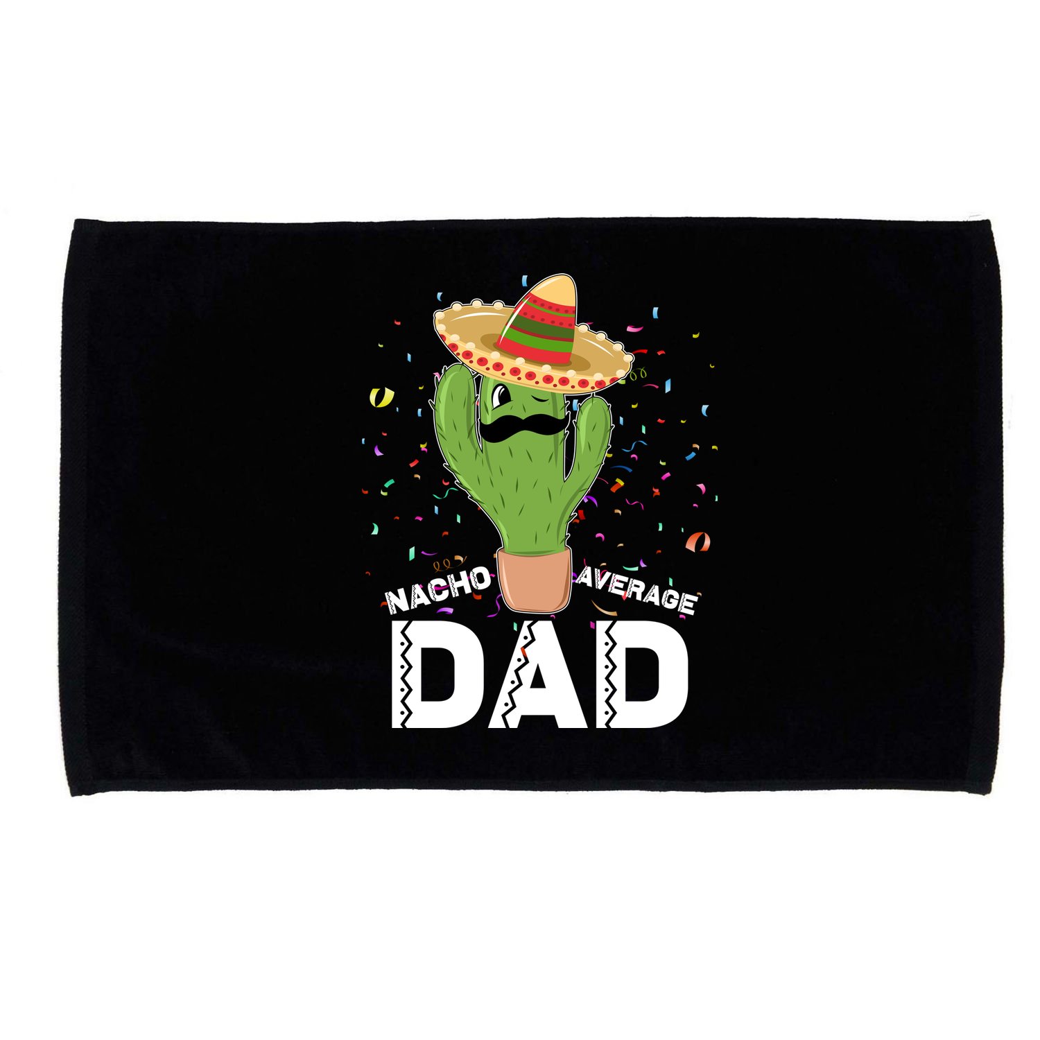 Funny Nacho Average Dad Microfiber Hand Towel