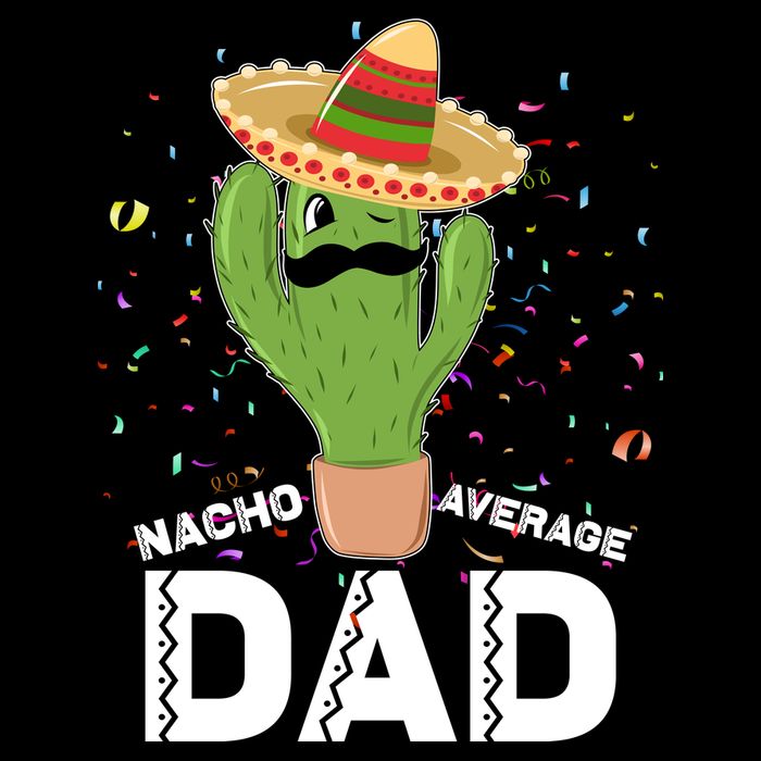 Funny Nacho Average Dad Women's Crop Top Tee
