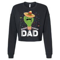 Funny Nacho Average Dad Cropped Pullover Crew