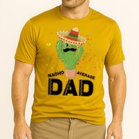 Funny Nacho Average Dad Cooling Performance Crew T-Shirt