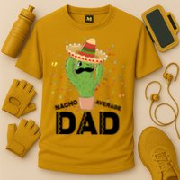 Funny Nacho Average Dad Cooling Performance Crew T-Shirt