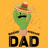Funny Nacho Average Dad Cooling Performance Crew T-Shirt