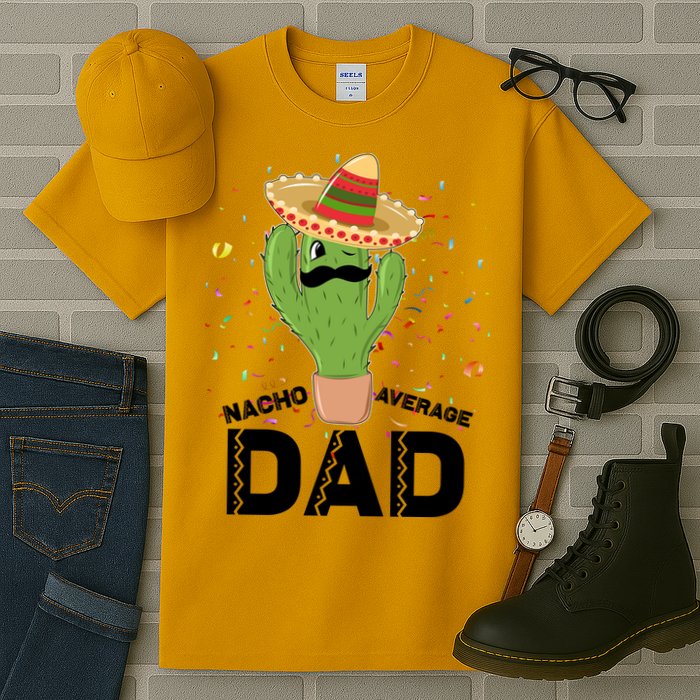 Funny Nacho Average Dad Tall T-Shirt