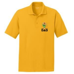 Funny Nacho Average Dad PosiCharge RacerMesh Polo