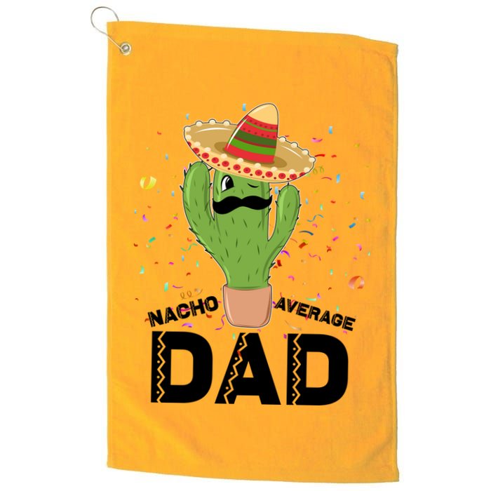 Funny Nacho Average Dad Golf Towel