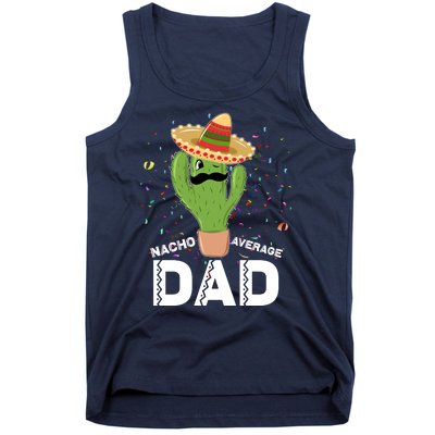 Funny Nacho Average Dad Tank Top