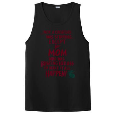 Funny Not A Creature Was Stirring Except For MomMother PosiCharge Competitor Tank