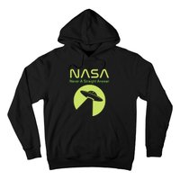 Funny NASA Alien UFO Conspiracy Never A Straight Answer Hoodie