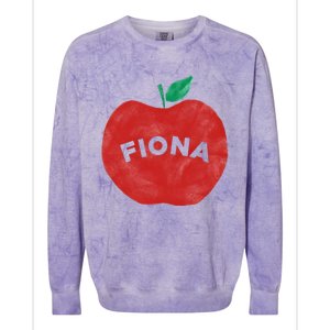 Fiona Name Apple Fan Music Lover Colorblast Crewneck Sweatshirt