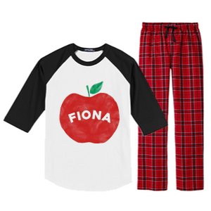 Fiona Name Apple Fan Music Lover Raglan Sleeve Pajama Set