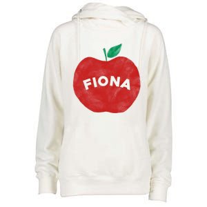 Fiona Name Apple Fan Music Lover Womens Funnel Neck Pullover Hood