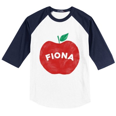 Fiona Name Apple Fan Music Lover Baseball Sleeve Shirt