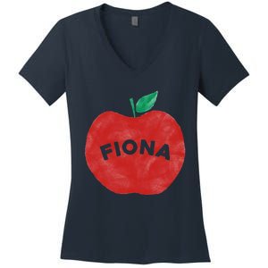 Fiona Name Apple Fan Music Lover Women's V-Neck T-Shirt