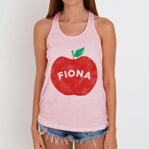 Fiona Name Apple Fan Music Lover Women's Knotted Racerback Tank