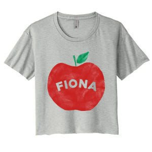 Fiona Name Apple Fan Music Lover Women's Crop Top Tee