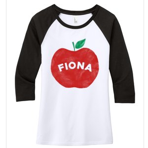 Fiona Name Apple Fan Music Lover Women's Tri-Blend 3/4-Sleeve Raglan Shirt