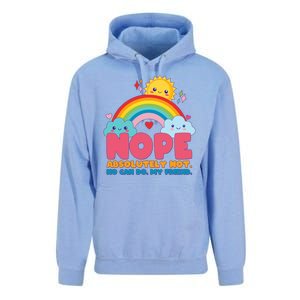 Funny Nope Absolutely Not No Can Do My Friend Unisex Surf Hoodie