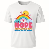 Funny Nope Absolutely Not No Can Do My Friend Performance Shirt