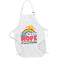 Funny Nope Absolutely Not No Can Do My Friend Apron