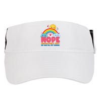 Funny Nope Absolutely Not No Can Do My Friend Adult Drive Performance Visor