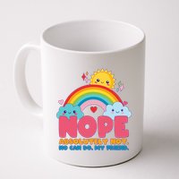 Funny Nope Absolutely Not No Can Do My Friend Mug