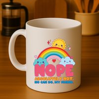 Funny Nope Absolutely Not No Can Do My Friend Mug