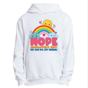 Funny Nope Absolutely Not No Can Do My Friend Urban Pullover Hoodie