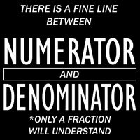 Funny Numerator And Denominator Math Fraction Impact Tech Backpack
