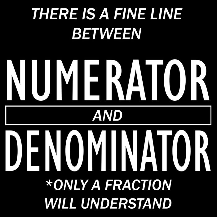 Funny Numerator And Denominator Math Fraction Impact Tech Backpack